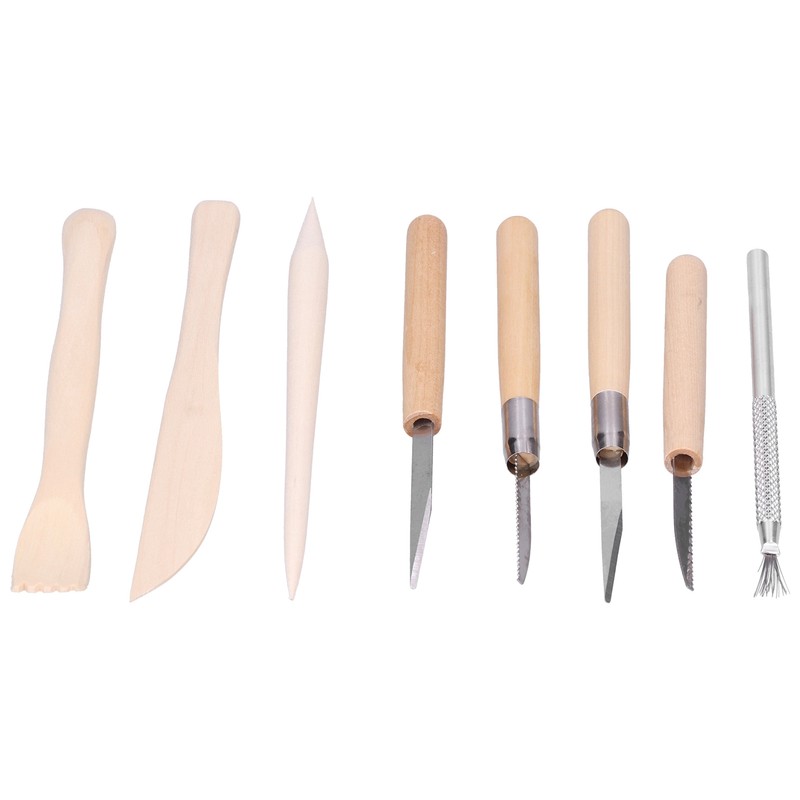42Pcs Clay Tools Set Pottery Sculpting Carving Trimming Scraper Knife