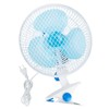 KOCASO 8-Inch Clip on Fan, 2 Speed Convertible Desk Fan