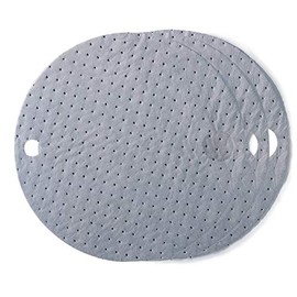 Brady SPC DTA25 22" Diameter Multi-Purpose Absorbent Drum Top Cover with Enhanced Absorbency - 25 ct