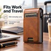 PU Leather Card Holder Wallet for Men – Automatic Pop-Up