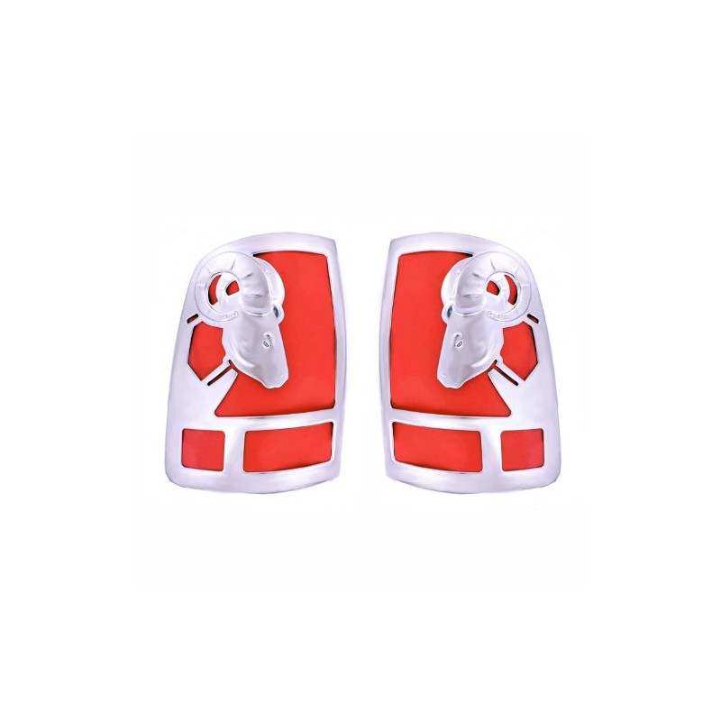 Big Horns Tail Light Covers For Dodge ~ Ram Pickup