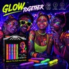 6-Color Glow Face & Body Paint Set for Parties –