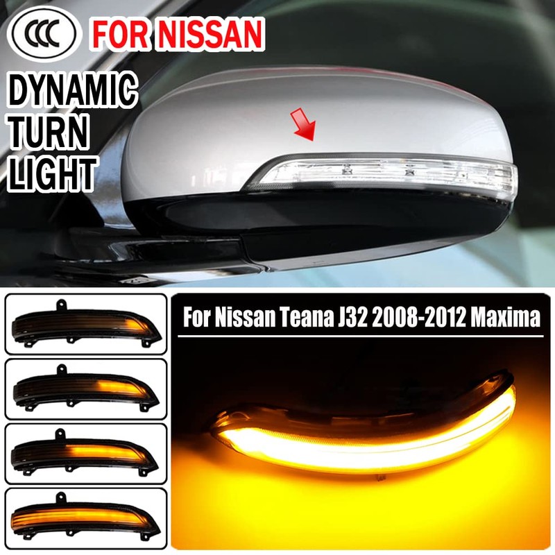 Dynamic LED Sequential Side Mirror Turn Signal Light Blinker Indicator