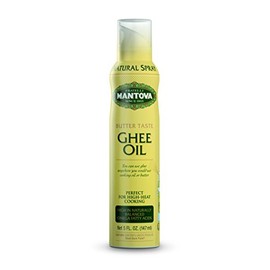 Mantova Spray Ghee Butter, Original, 5 Fl Oz (Pack of 6)