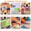 SENQAO Fox Diamond Art Hanging Kit for Adult, Special Shaped