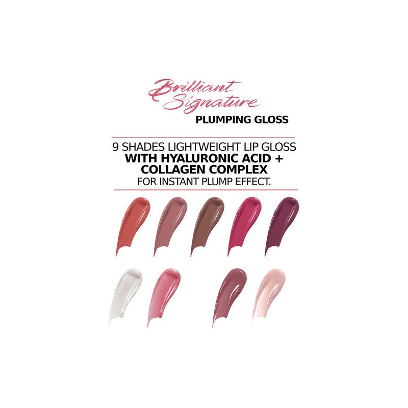 L'Oreal Rouge Signature Plump Lip Gloss 406 I Amplify