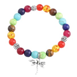 MYOSPARK Dragonfly Bracelet Gift Dragonfly Inspirational Spiritual Jewelry Dragonfly Lovers Gift for Women (CA Dragonfly BR)