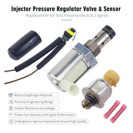 Powerstroke IPR válvula de presión para inyector de presión y sensor de control ICP cable Pigtai apto para Ford Super Duty F250 F350 F450 F550 Excursion E350 E450 2003-2010 6.0L V8 Diesel