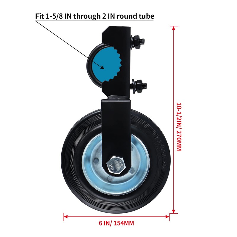 Skelang 6 in Gate Support Wheel, Gate Helper Wheel for