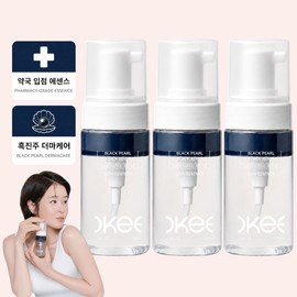 오키뷰티 흑진주 흑효모 마이크로바이옴 스킨 에센스 110ml 3개 Black Pearl Black Yeast Microbiome Skin Essence 110ml (Pack of 3)