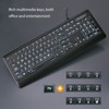 Large Print Keyboard Large Bold Letters 104 Keys Standard Full