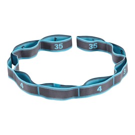 ZZM Yoga Resistance Stretch Strap, Pilates Yoga Elastic Stretch Bands Gymnastics Workout Exercise Bands Fitness Dance Training Bands with Loops for Stretching Rehabilitation