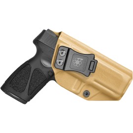 Amberide IWB & OWB KYDEX Holster Fit: Taurus G3 Pistol, Inside Waistband Concealed Carry, Adjustable Cant & 'Posi-Click' Retention, USA Made by Amberide