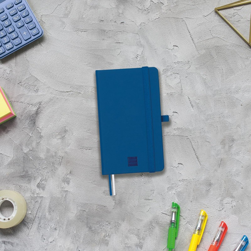 FINOCAM – Nexo Notebook Hard Cover otted Navy Blue |
