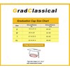 Graduation Cap for Adults Academic Costome, Bachelor and Master Ceremony,