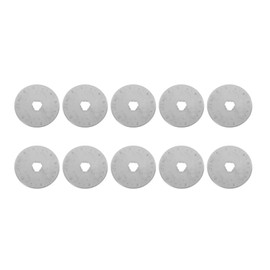 10pcs 45mm Rotary Cutter Refill Blades for Cutting Leather Fabric Paper Craft Tool