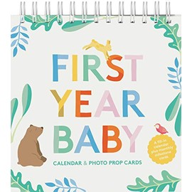 First Year Baby Calendar & Photo Prop Cards: (Baby Shower Gift, New Baby Gift)