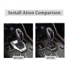 TOYCIDFG Car Gear Shift Knob Panel Cover Trim Frame for