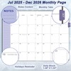 Day Planner 2025-2026, Hardcover Weekly & Monthly Planner from Jul