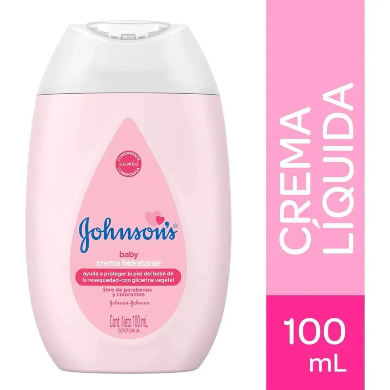 Crema Corporal para bebé Johnson's Original 100 ml
