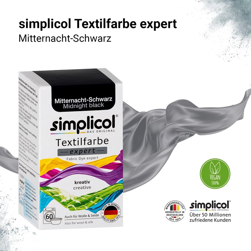 Simplicol Expert Textile Dye for Creative and Easy Dyeing -