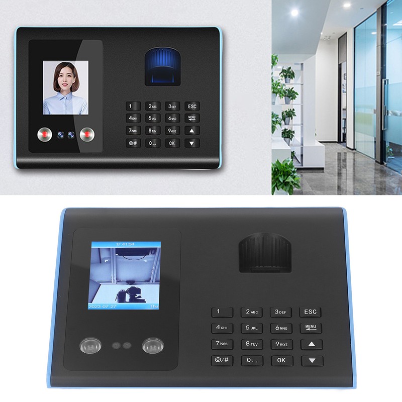Attendance Machine Biometric Face Fingerprint Password Check In Machine Time
