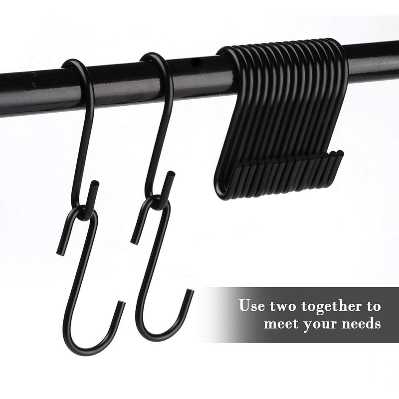 ilauke 20 Pack S Shaped Hooks Heavy Duty S Hooks