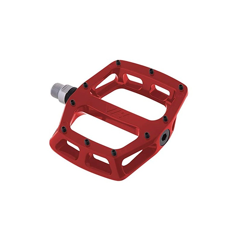 dyi-emua-ru (DMR) V12 Pedal Red 9/16 DMR – vv12 – R, Red, 9/16"