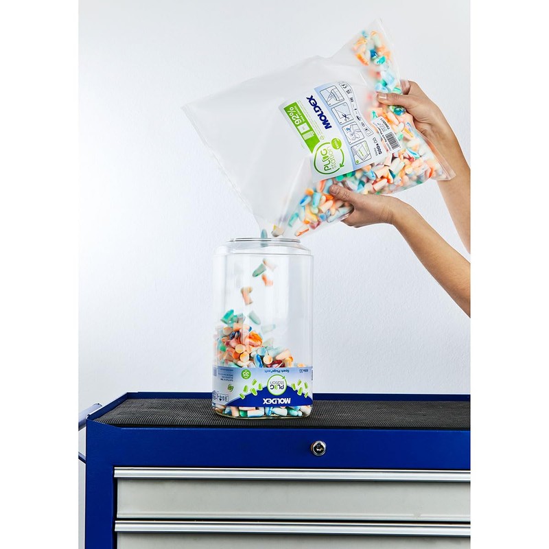 Moldex 786001 Spark Plugs SNR 35dB Disposable PU Foam Ear