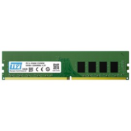 LIYI DDR4 16GB RAM 3200MHz Single PC4-25600 CL22 Unbuffered Non-ECC 1.2V 288Pin High Performance Dual Channel DRAM UDIMM for Intel AMD Ryzen XMP 2.0 PC Computer Desktop RAM Memory Module Ram Upgrade