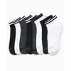 AND1 Boys Quarter Socks - 8 Pack Moisture Wicking Cushioned