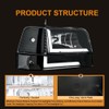 DimFlux LED DRL Headlight Assembly, Headlights Kit Compatible with 1992-1996