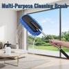 Car Wash Brush with Flexible Stainless Steel Handle – Microfiber