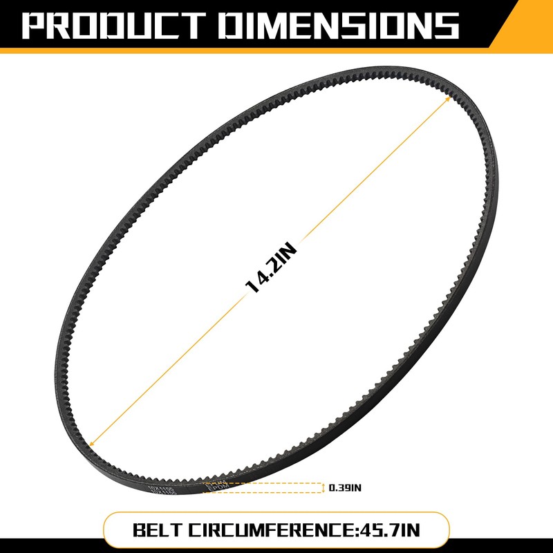 60005003 3L Tooth HB Drive Belt for Trimmers,Fits for Earthquake