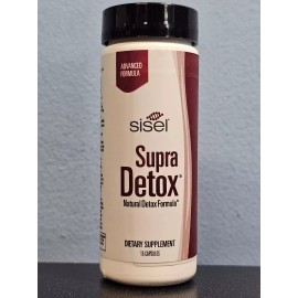Sisel Supra Detox Natural Advanced Formula 15 Capsules - New Sealed! Exp 10/2026