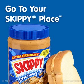 SKIPPY Peanut Butter, Super Chunky, 40 Ounce Twin Pack