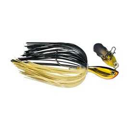 Rapala - Rep -v Fishing Bait Bass Bladed Jig Clook (Wismuth) - Bait Free Water Draw - Variable Swimming Depth - Size 8 cm / 15g - Made in Estonia - Gold