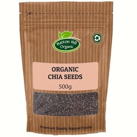 Organic Chia Seeds 500g by Hatton Hill Organic | Superfood Packed with Nutrients