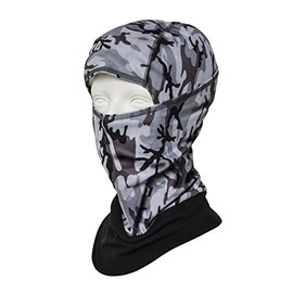 H.A.D. Special Winter Camou Mask - - Black/Grey, One Size