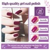 JODSONE 32+4 Pcs Gel Nail Polish Kit Soak Off Gel