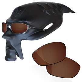 RockShell Polarized Lenses Replacement for Oakley Juliet Sunglasses - Mahogany Brown