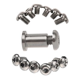 26Pcs Titanium Alloy Torx Screw Set for Benchmade 535 BUGOUT Knife(Titanium)