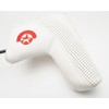 STELLA ROSSA Stellarossa Pin Putter Headcover Faux Leather White Embroidered