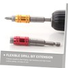 Tofficu 1 Flexible Drill Bit Extension with Bit Holder Assorted