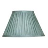 Oaks Lighting 10-inch Duck Egg Blue Immitation Mushroom Pleated Shade,