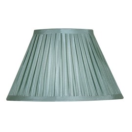 Oaks Lighting 10-inch Duck Egg Blue Immitation Mushroom Pleated Shade, Fabric