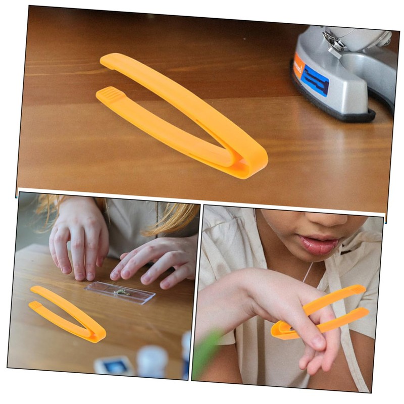 WOONEKY 10pcs Boy Girl Plastic Tweezers Fine Motor Skill Development