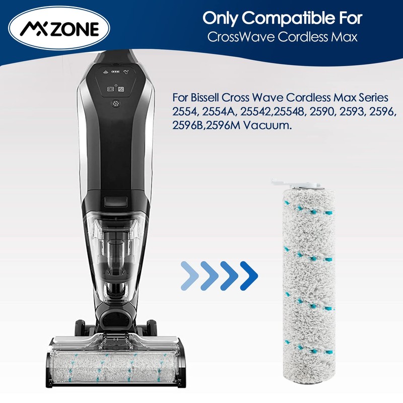 MXZONE Multi-Surface Brush Rolls 2787 for Bissell CrossWave Max 2554