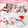 SUPRBIRD Luci Rami di Ciliegio Decorazione Parete, 96 LED con