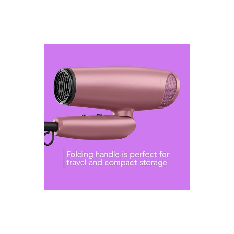 Conair Hair Dryer with Diffuser and Folding Handle